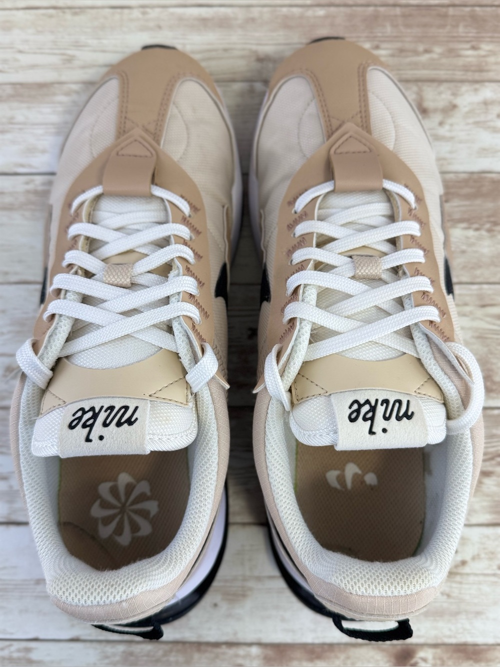 Women’s Nike Air Max Pre-Day Running-Gym Sneakers, Beige Oatmeal, US Size 7.5 - Picture 7 of 11